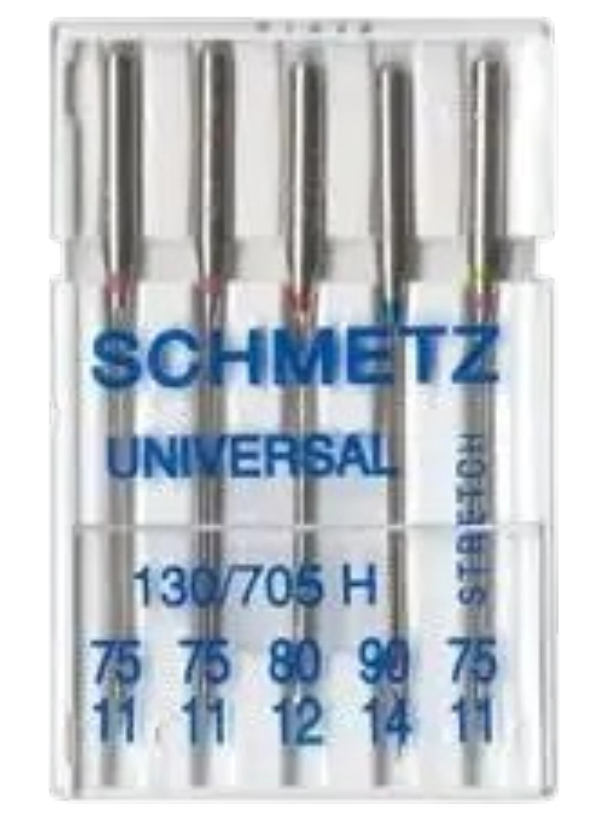 Набор игл SCHMETZ 130/705 H SORT V5S для швейных машин, разные системы для уникальных тканей