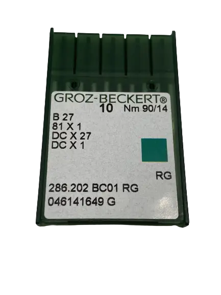 Голки GROZ-BECKERT DCx27 №90 RG для швейних машин, фото високої якості