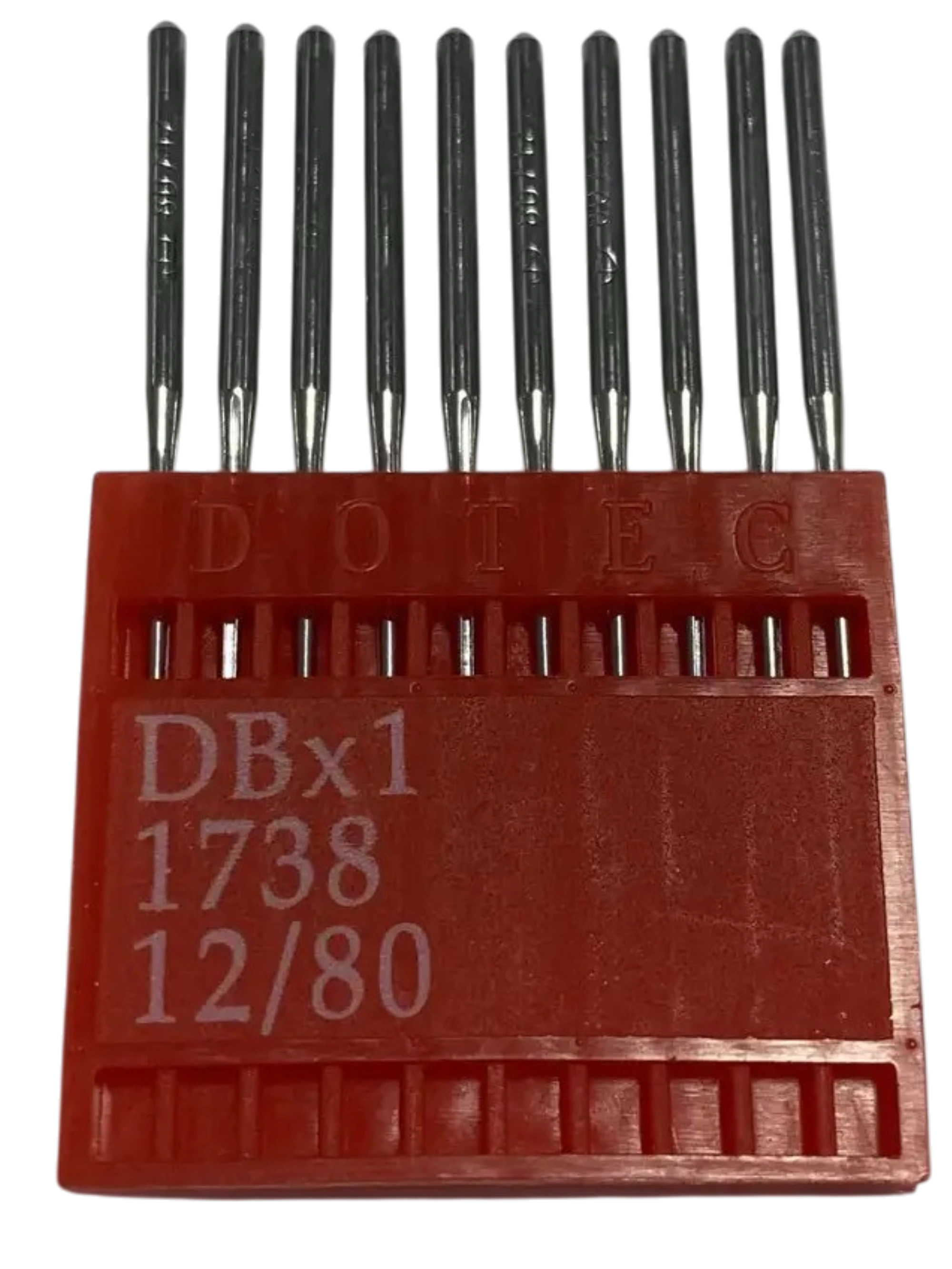 Голки DOTEC DBx1 No80 для промислового шиття, ідеальні для професійних пошиттів