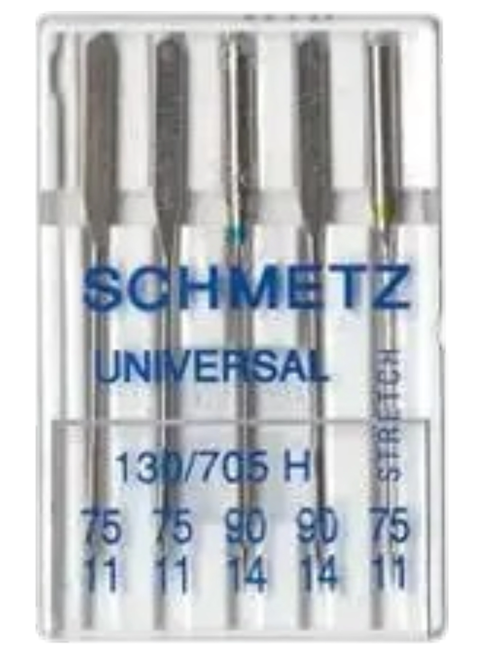 Набор игл SCHMETZ 130/705 H SORT V7S для швейной машины, разные системы и для эластичных тканей