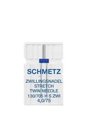 Игла Schmetz Twin stretch 130/705 H-S ZWI № 4,0/75 — для эластичных тканей и швейных машин