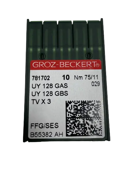 Голки GROZ-BECKERT UYx128GAS №75 для швейних машин - високоякість