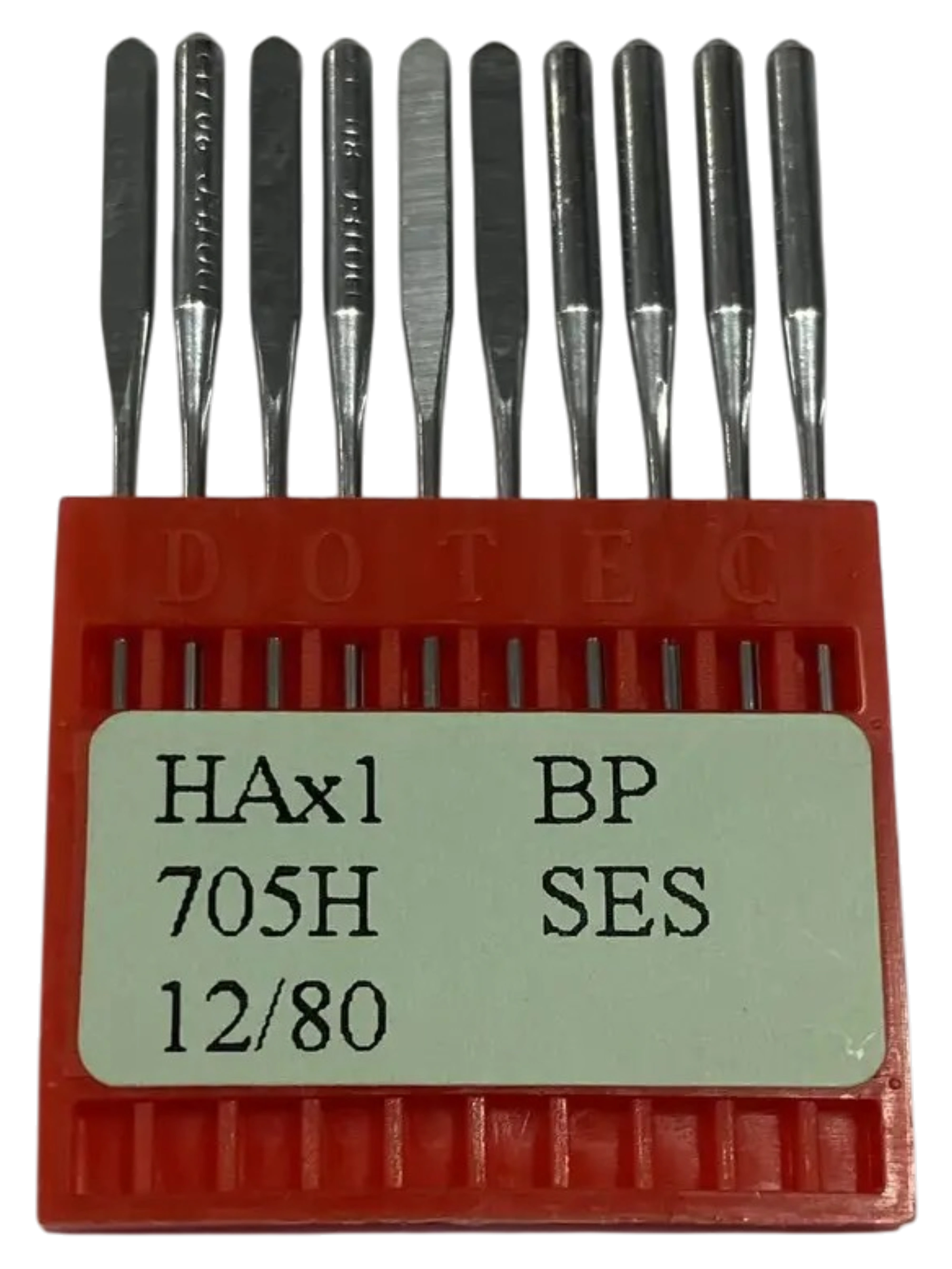 Иглы DOTEC HAx1 №80 SES для швейных машин и оверлоков