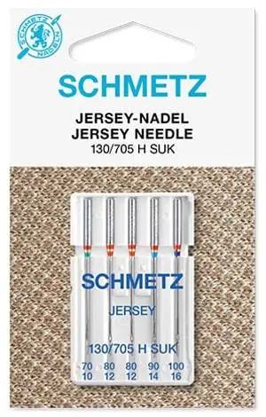 Набор игл SCHMETZ JERSEY для трикотажных тканей в надежном футляре
