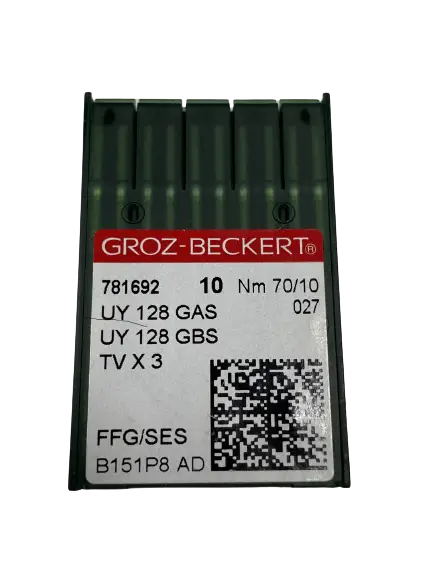 Голки GROZ-BECKERT UYx128GAS №70 для швейних машин з високою точністю
