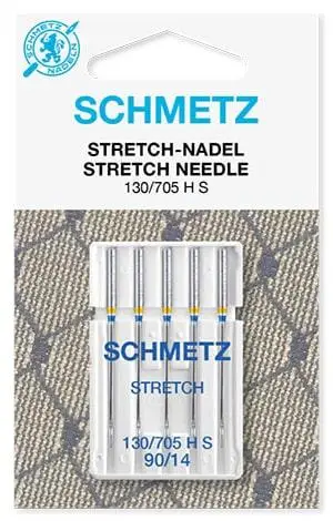 Иглы Schmetz Stretch 130/705 H-S V3S №90 для шитья эластичных тканей и трикотажа
