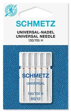 Упаковка универсальных игл SCHMETZ для швейных машин, 5 штук, Германия