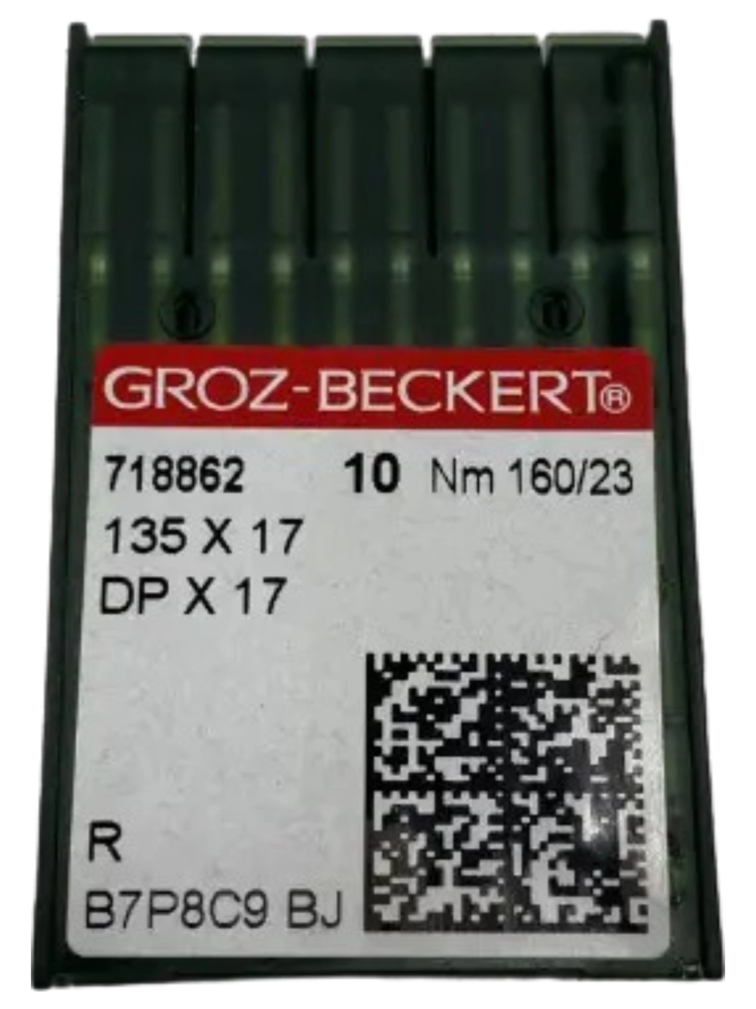 Голки GROZ-BECKERT DPx17 №160 R для важких матеріалів у шитті та ремонті машин