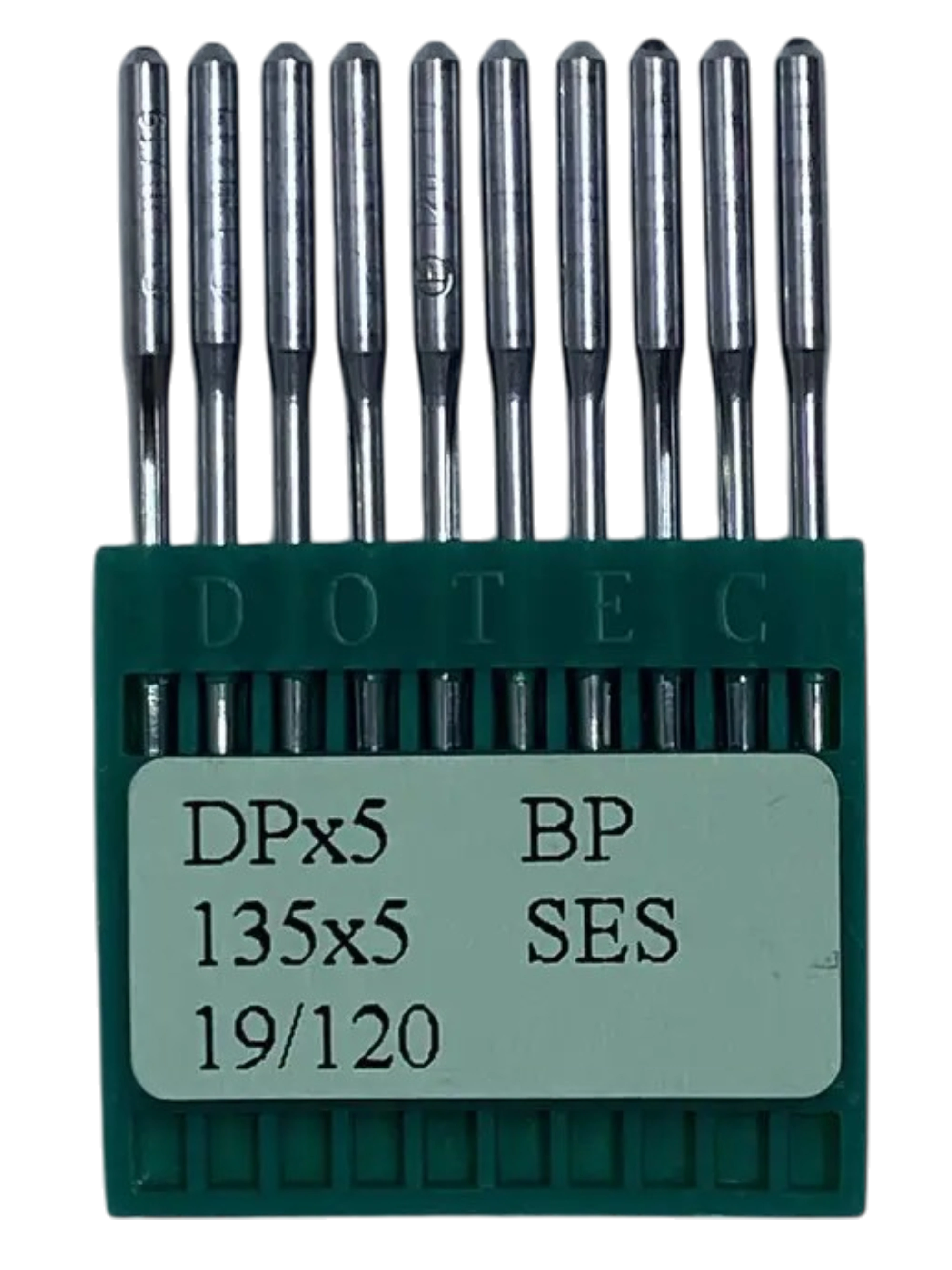 Голки DOTEC DPx5 №120 SES для промислових швейних машин, високоякісні швейні голки для професіоналів