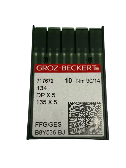 Голки GROZ-BECKERT DPx5 №90 SES для промислових швейних машин, високоякісні та надійні голки
