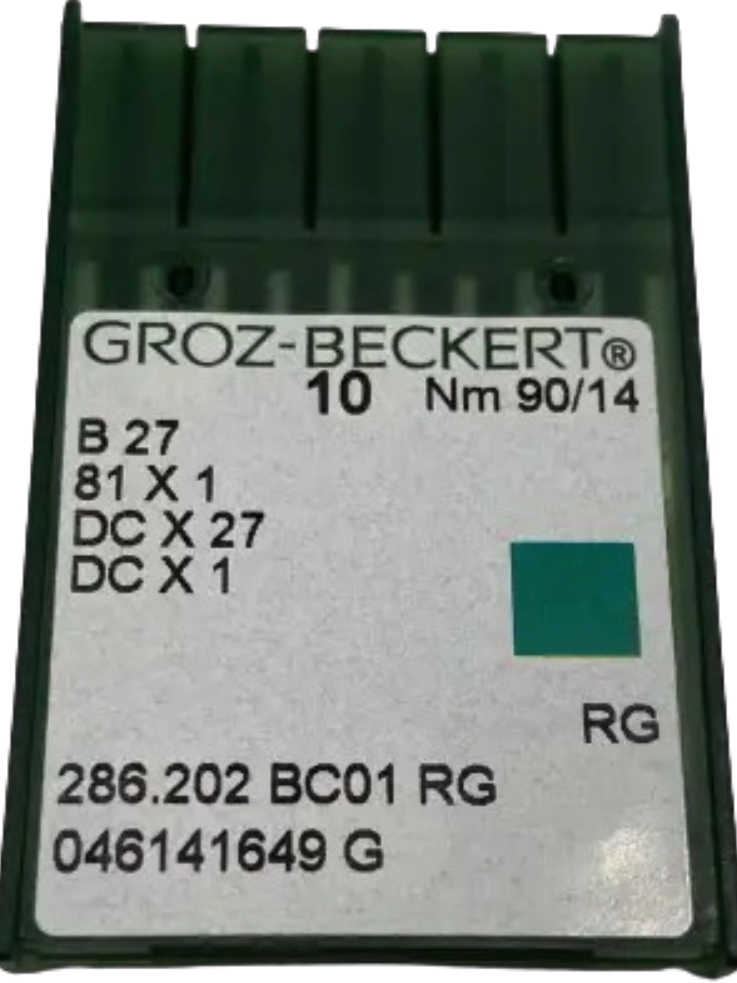 Голки GROZ-BECKERT DCx27 №90 RG для швейних машин, оптимальні для різних тканин