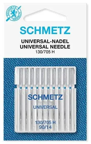 Иглы SCHMETZ Universal 130/705 H XDS №90 для швейных машин, упаковка 10 шт