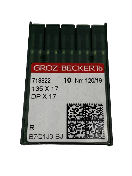 Иглы GROZ-BECKERT DPx17 №120 R для тяжелых материалов на швейной машине