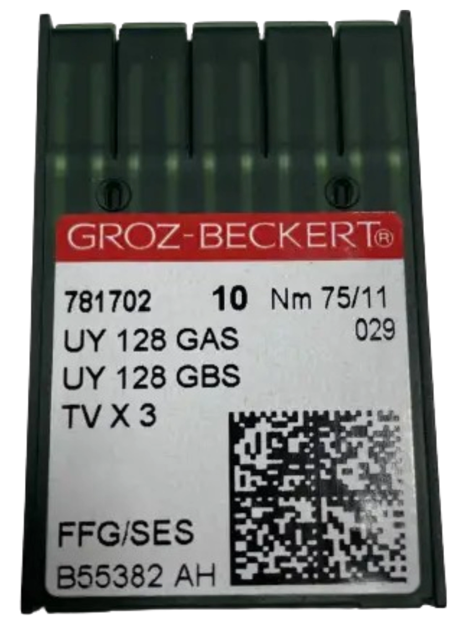 Голки для швейних машин GROZ-BECKERT UYx128GAS №75 для різних типів тканин