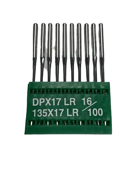 Игла Триумф DPx17 LR №100 для швейной машины, идеально подходит для деликатных тканей и создания качественных швов.