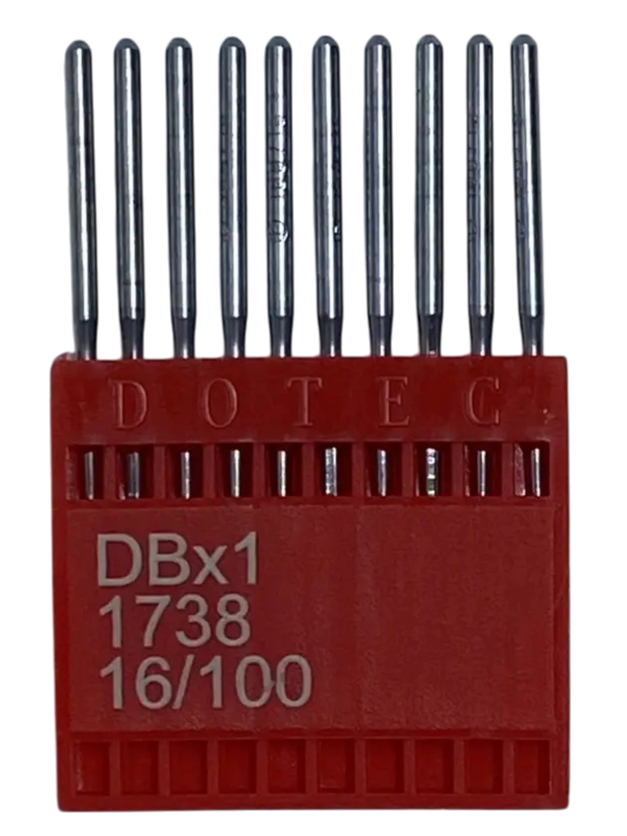 Голки DOTEC DBx1 №100 для промислових швейних машин з тонкою колбою