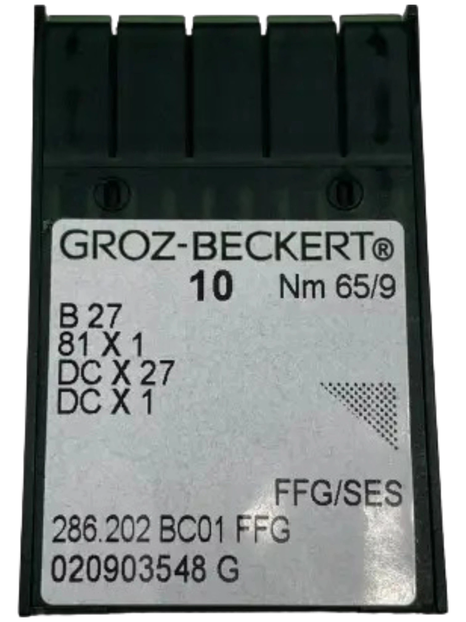 Голки GROZ-BECKERT DCx27 №65 SES для швейних машин з високим ступенем надійності