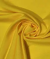 Жовта тканина габардин 100% поліестер для шиття та пошиття виробів