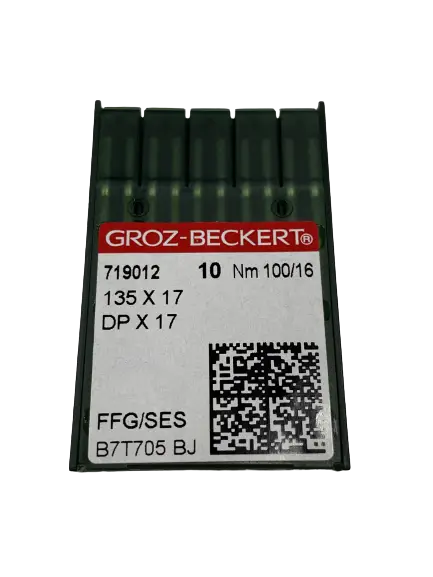 Иглы GROZ-BECKERT DPx17 №100 для швейных машин и тяжелых материалов