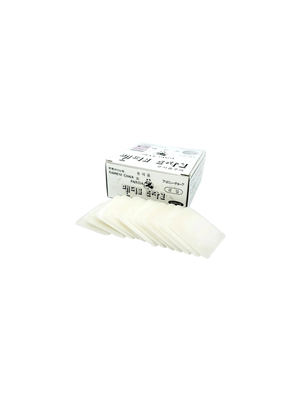 Мило для розмітки тканини Panda Original 4x4cm, 50 шт, ідеально для швейних проектів
