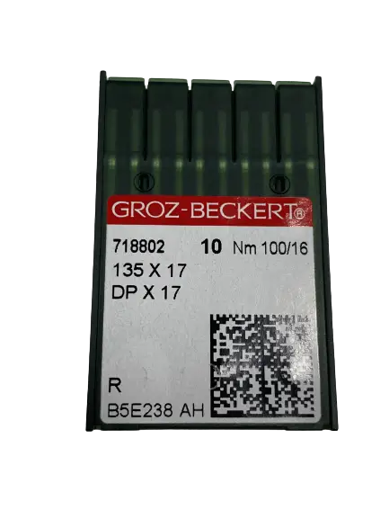 Иглы GROZ-BECKERT DPx17 №100 R для тяжелых тканей на швейной машине