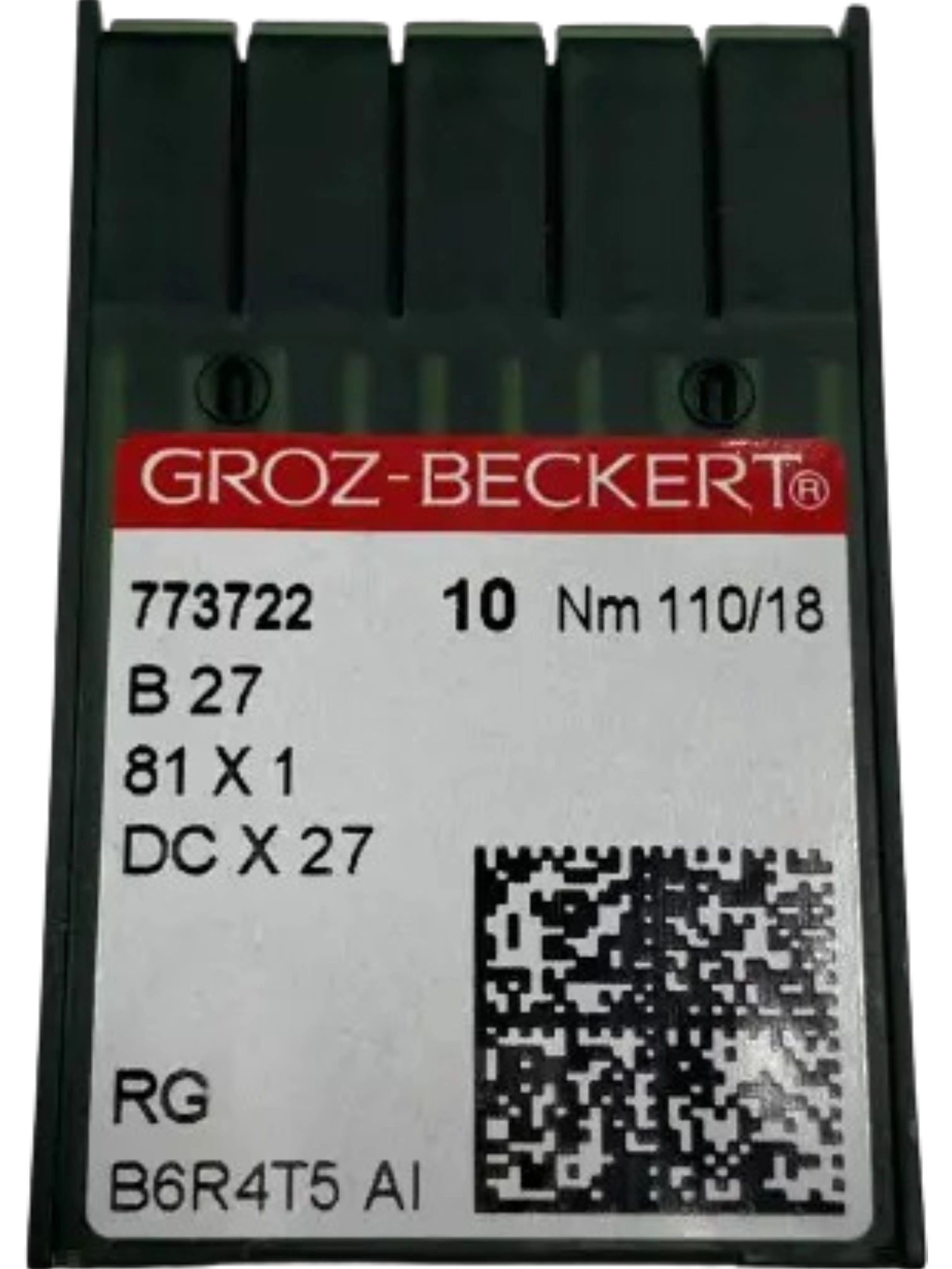Голки GROZ-BECKERT DCx27 №110 RG для швейних машин, високоякість і надійність