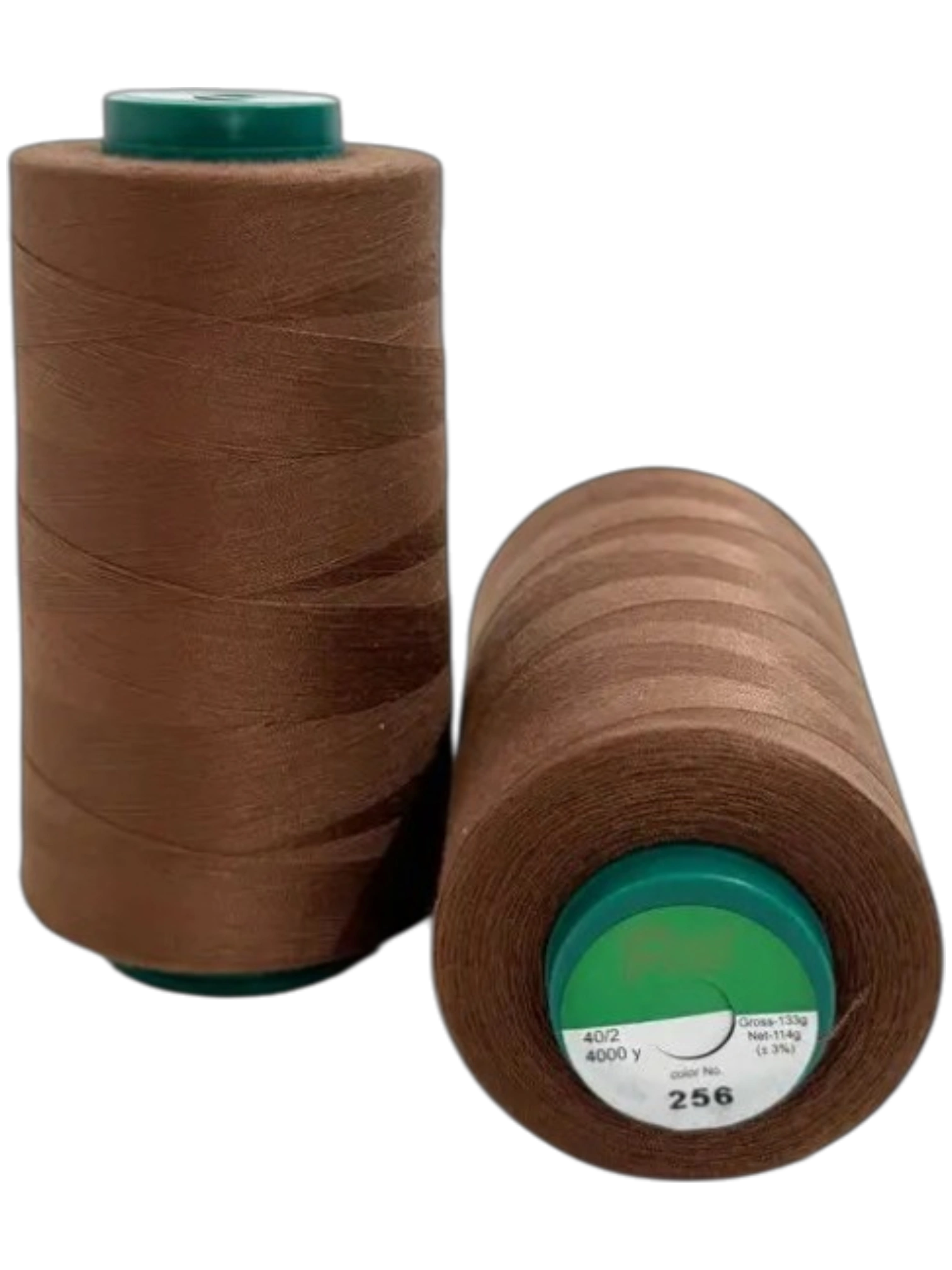 Нитки для шиття Peri 40/2 100%POLYESTER коричневі для шиття тканин всіх типів