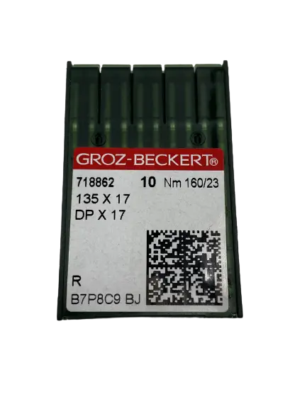 Иглы GROZ-BECKERT DPx17 №160 R для тяжелых материалов на швейной машине