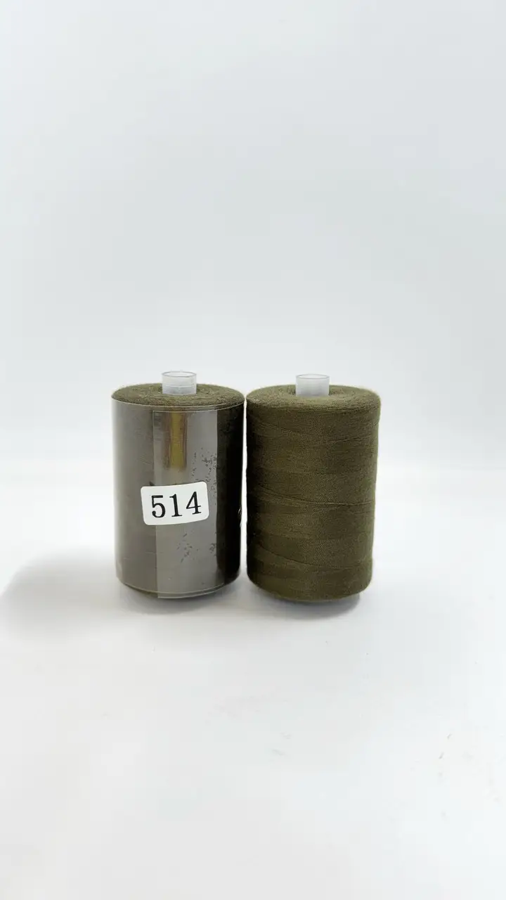 Нитка армована PE 28S/2 DA-TEX хакі для промислового шиття